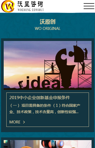 沃呈企業(yè)管理咨詢(xún)網(wǎng)站案例圖片2